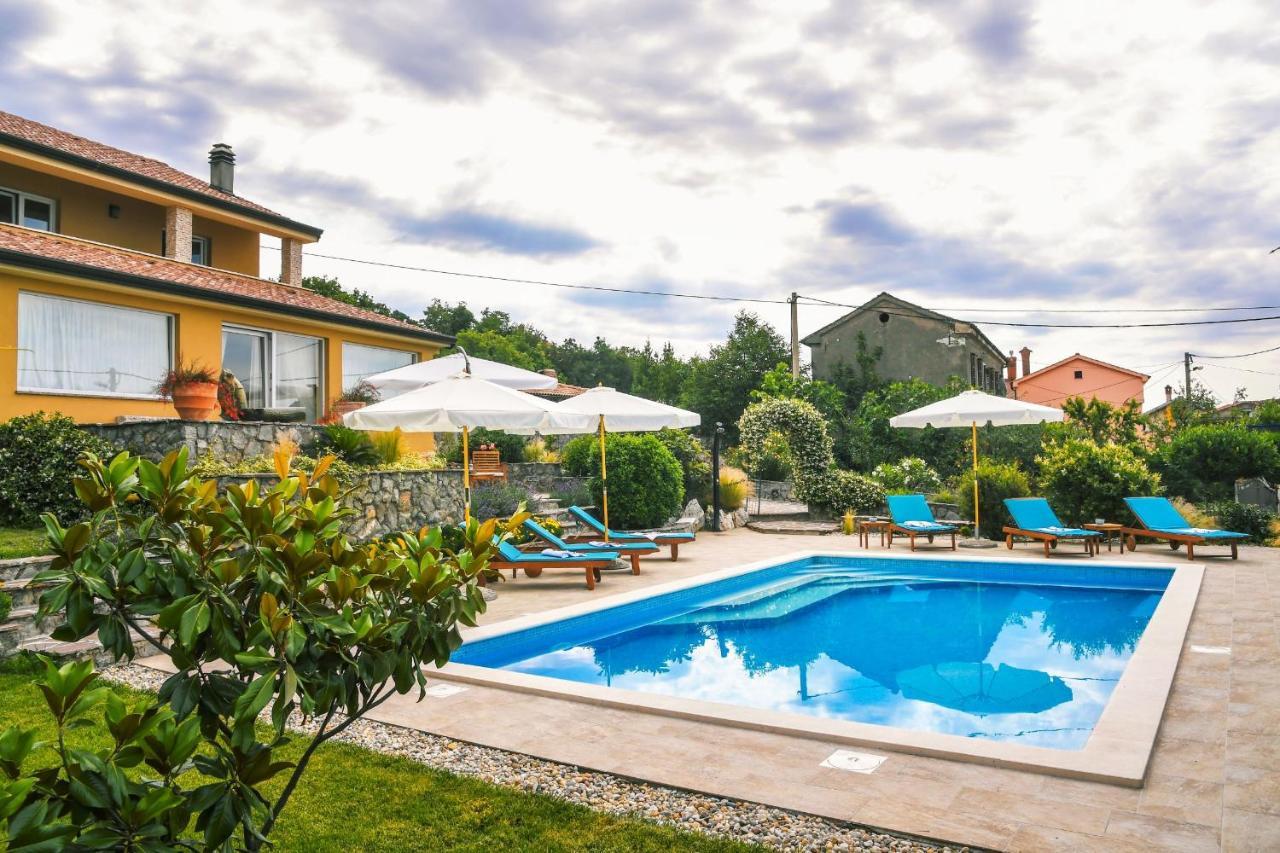 *****Pool House With Beautiful Seaview,Big Garden And Old Tavern***** Fiume Kültér fotó
