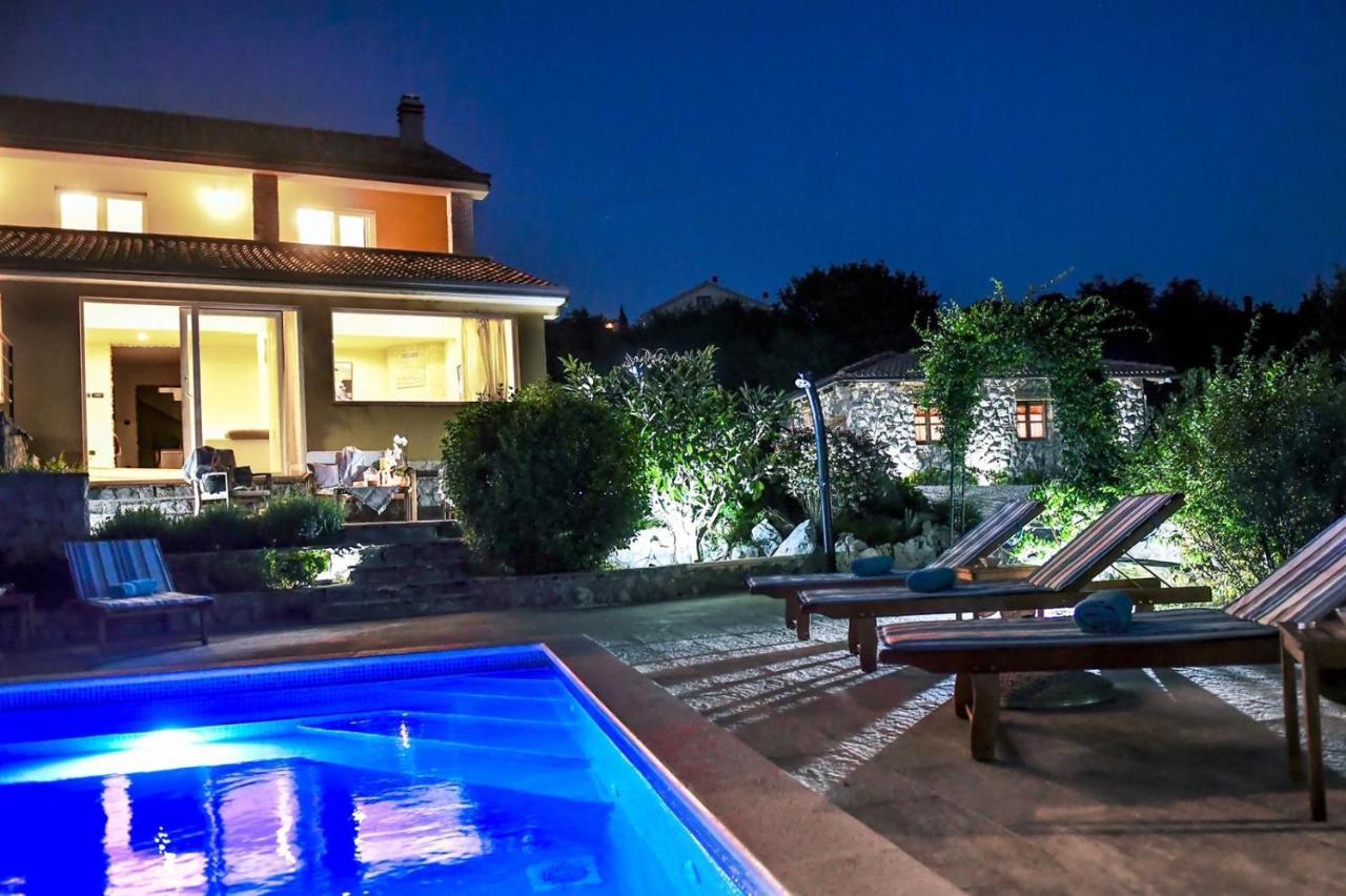*****Pool House With Beautiful Seaview,Big Garden And Old Tavern***** Fiume Kültér fotó