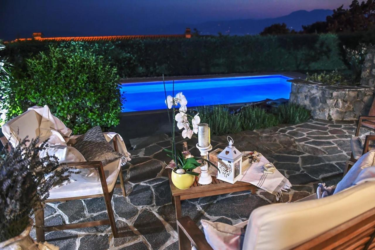 *****Pool House With Beautiful Seaview,Big Garden And Old Tavern***** Fiume Kültér fotó